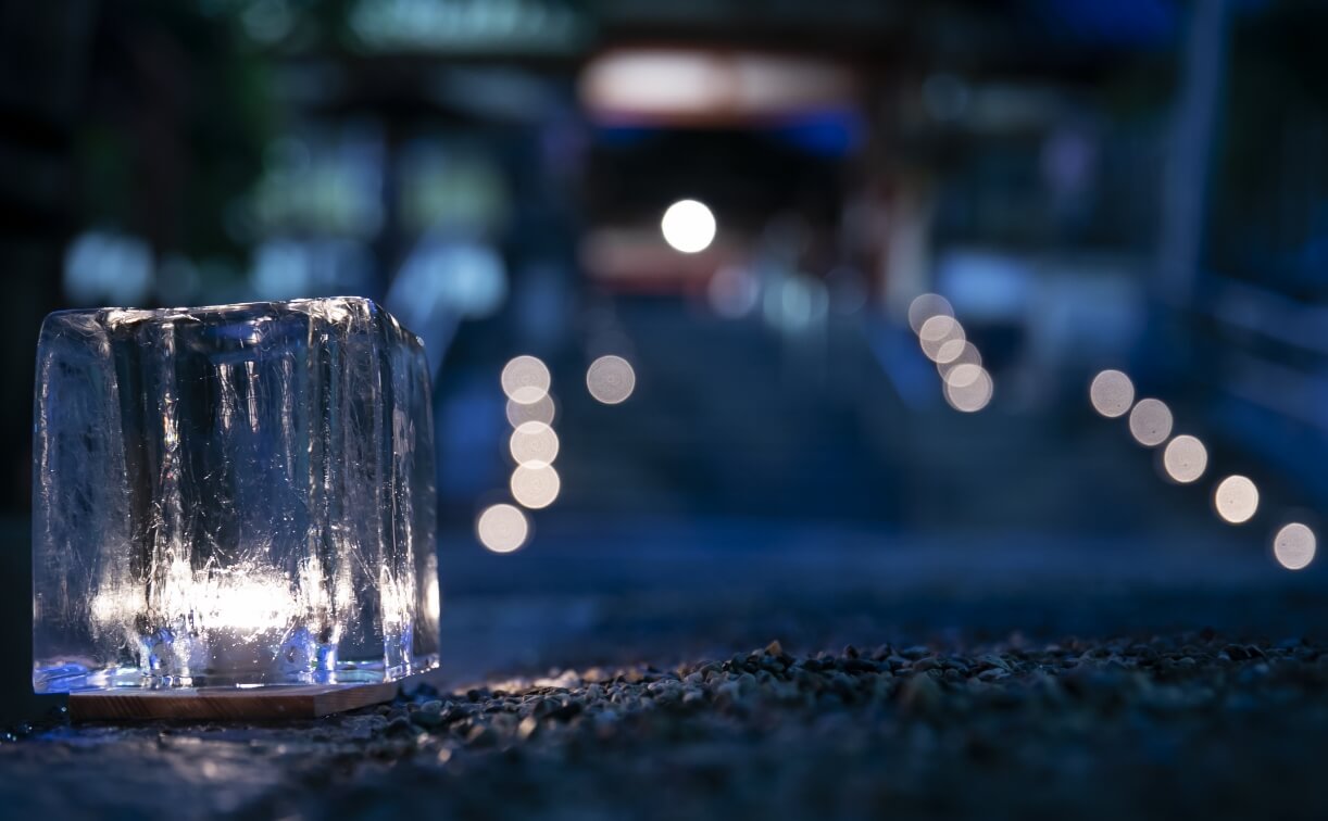 氷献灯の氷室神社